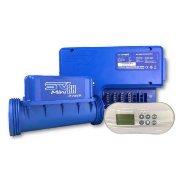 SpaNet SV Mini One 15A Controller, 3.0kw Heater and Bone Touchpad Kit SN-SVM1-30B - Spa Spare Part