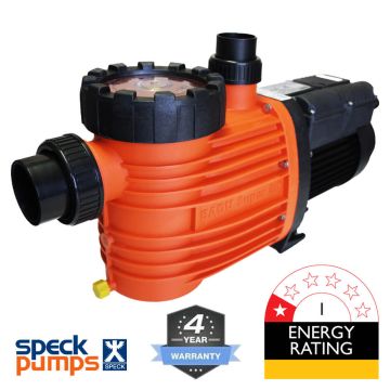 Speck Pro 500 2.0HP Pool Pump. 4Y Warranty