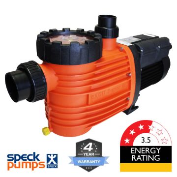 Speck PSW Pro 500 DS Variable Speed ECO Pool Pump. 4Y Warranty, 3.5 Star Rated