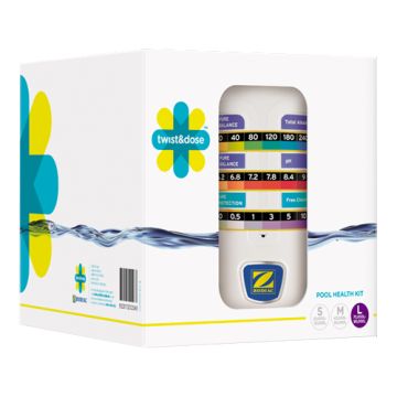 Zodiac Twist & Dose Pool Test Kit (Chlorine, pH, Alkalinity)