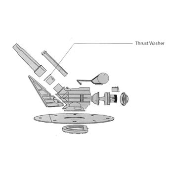 Thrust Washer for Frill Neck Wizard P/N 14448 - Pool Cleaner Spare Part