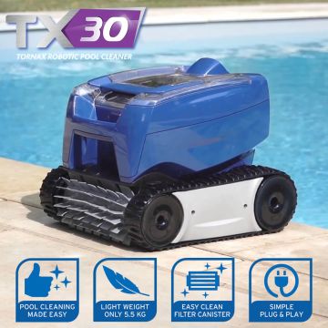 Zodiac TornaX TX30 Ultra Light and Compact Robotic Pool Cleaner. Floor & Walls