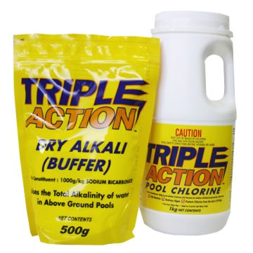 Triple Action Chlorine Startup Pack for Above Ground Pools