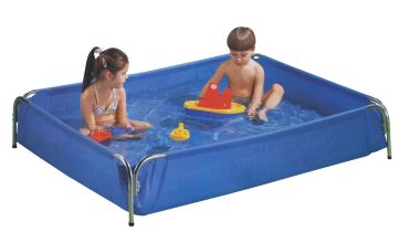 Aquafun Metal Frame Wading Pool - 152 x 122 x 25 cm