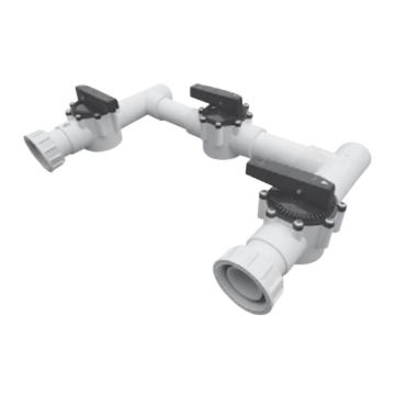 Waterco 69051367 Bypass Plumbing Kit 300mm for Davey DAT110 AquaThermPRO and Waterco Electroheat ECO VS Pool & Spa Heating Pumps