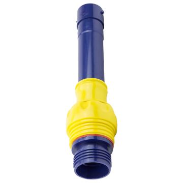 Zodiac Baracuda G2 Pearl Blue Outer Extension Pipe w/ Yellow Hand Nut (Twist and Lock) W70511 - Genuine Pool Cleaner Spare Part