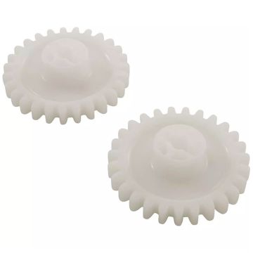 Zodiac EvoLux EX5050/EX6050 IQ, EX4000/EX5000/EX6000 iQ, Vortex Pro V3, V3/V4 4WD, VX40, VX42/VX45/VX50/VX55 4WD, VX65 iQ, Polaris 9300 Sport, Viron QT1000/QT1050 27 Teeth Drive Gear R0518701 (Set of 2) - Genuine Pool Cleaner Spare Part