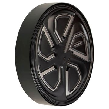 Zodiac EvoLux EX5050/EX6050 iQ, EX5000/EX6000 iQ Wheel / Rim VR S (R7021 Black and Silver) R0865600 - Genuine Pool Cleaner Spare Part