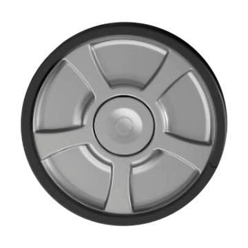 Zodiac SpaBot Complete Back Wheel w/ Tyre and Locking Pin R0919900 (Set of 2) - Genuine Spa Cleaner Spare Part