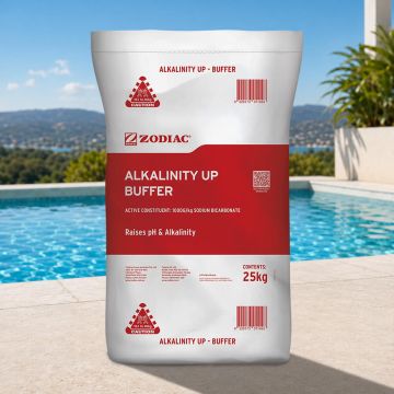 Zodiac Alkalinity Up Buffer Total Alkalinity & pH Stabiliser 25kg – Pool Chemical