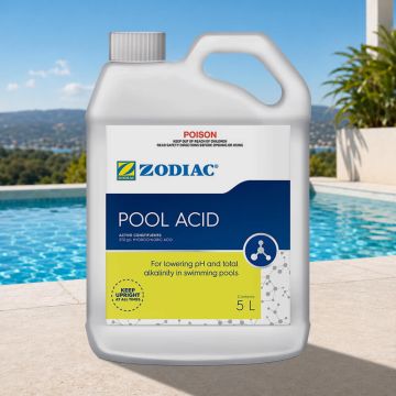 Zodiac Liquid Pool Acid pH & Total Alkalinity Reducer 5L – Pool Chemical (DG)