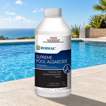Zodiac Supreme Pool Algaecide 1L – Metal-Free Non-Foaming Pool Chemical