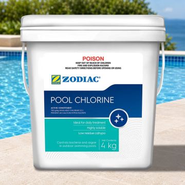 Zodiac Non-Stabilised Pool Chlorine 4kg – Pool Chemical (DG)