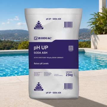 Zodiac pH Up Soda Ash pH Increaser 25kg – Pool Chemical