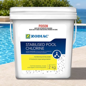 Zodiac Stabilised Pool Chlorine 2kg – Pool Chemical