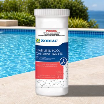 Zodiac Stabilised Pool Chlorine Tablets 2kg – Pool Chemical (DG)