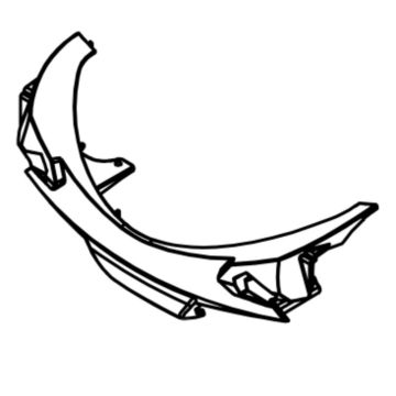 Zodiac AX20 Body Front Panel A0427901 - Genuine Pool Cleaner Spare Part