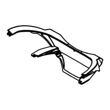 Zodiac AX20 Body Rear Panel A0428001 - Genuine Pool Cleaner Spare Part