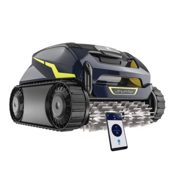 Zodiac FreeRider FR1000 iQ Cordless Robotic Pool Cleaner w/ Dual Stage Filtration and Charging Station. Floor, Wall, Waterline. WiFi.