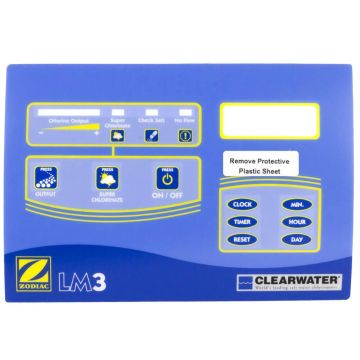 Zodiac LM3 Top Label R0769000 - Genuine Chlorinator Spare Part