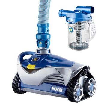Zodiac MX6 Above & In-Ground Suction Pool Cleaner w/ Cyclonic Leaf Catcher. Floor, Wall, Waterline