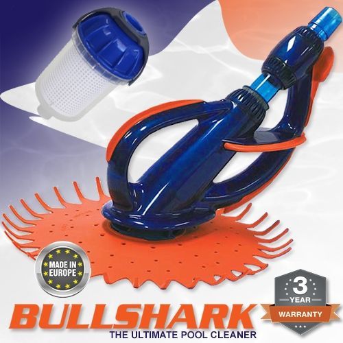 Onga BullShark Pool Cleaner w/ Leaf Canister - Above & In Ground - Wall ...
