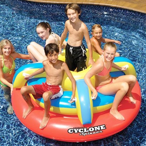 Swimsportz Cyclone Spinner Inflatable Pool Raft Tube Lounger