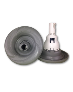 *NLA* LA Spas Grey Power Storm Roto Jet with Logo  - Spa Spare Part