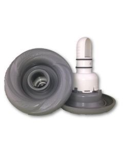 *NLA* - LA Spas Grey Whirlpool Directional Jet with Logo  - Spa Spare Part