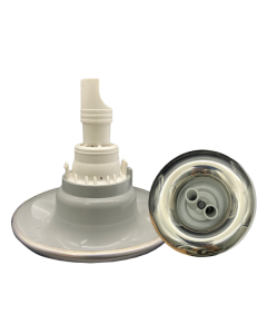Excess 100 Spa Jet Twin Spin-Stainless Steel E-2720-SS - Spa Spare Part