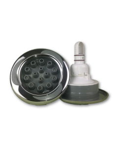 LA Spas Stainless Steel Master Massage Jet with Logo LA-PL-40076SS - Spa Spare Part