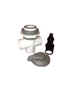 Waterway Top Access 1" Scalloped Grey Diverter WW-600-4217 - Spa Spare Part