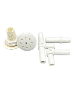 Waterway Multibody Air Injector - White WW-670-2600 - Spa Spare Part
