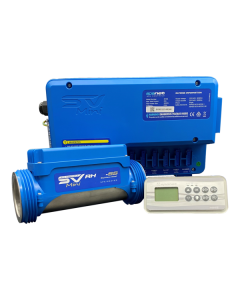 Spanet SV Mini 2-1.5kw(15amp) Controller, 1.5kw Heater and Rectangle Touchpad SN-SVM2-15R - Spa Spare Part