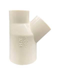 Reducing Tee - 40mm x 25mm x 25mm - 45o E-3214 - Spa Spare Part