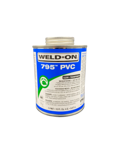 GLUE: Weld On 795(Clear) 473ml (Box 12) *DG* PFGL795L - Spa Spare Part