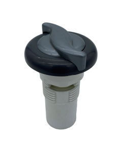 CMP 1" Air Control(S- Handle) Graphite C-25093-107 - Spa Spare Part