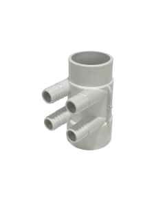 Balboa Water Manifold - 4 Port 3/4' Barb B-53016300 - Spa Spare Part