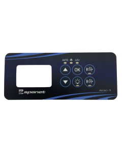 Spanet SV Mini 1 Touchpad Overlay Only SN-SVM1-OV-SN - Spa Spare Part