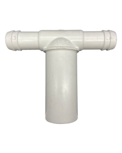 Tee Barb 19mm x 25mm Spg Long E-3261 - Spa Spare Part