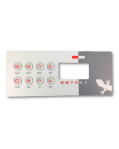 OVERLAY: TSC-8 8 Button G-9916-100444 - Spa Spare Part
