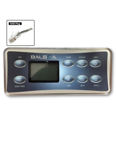 Balboa VL801D Touchpad and Overlay (DZ Controllers) B-54108 - Spa Spare Part