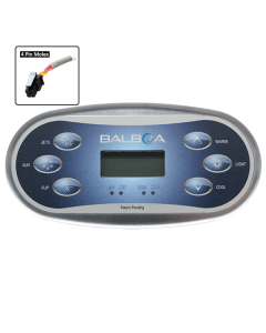 Balboa TP600 Touchpad and Overlay(Jets/AUX/FLIP) B-55673 - Spa Spare Part