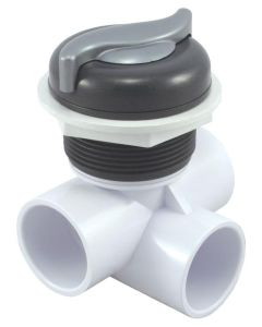 CMP On Off Valve (100% shut off; low profile) - Graphite Gray C-25032-107 - Spa Spare Part