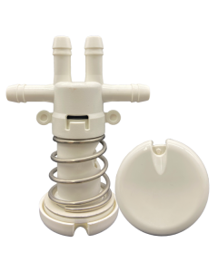 Air Control "High Flow" 4 Way-White E-1220-WH - Spa Spare Part