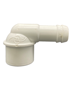 Barb 19mm  x 90o x 25mm Spg E-3262 - Spa Spare Part