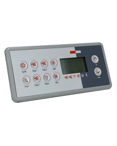 Gecko TSC-8 10 Button Touchpad                     (Do not Confuse with 8 Button) G-TSC8-10B - Spa Spare Part