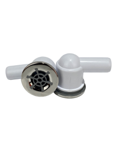 Rising Dragon Low Profile Drain Star Face Stainless & Grey *NLS* RD-641-1020s-7 - Spa Spare Part