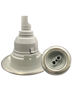 Exhilarator Twin Spin Spa Jet - Stainless Steel E-2300-SS - Spa Spare Part