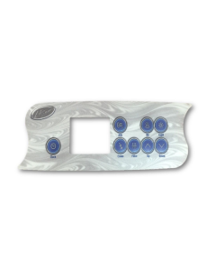 OVERLAY: K-72 8 Button(1pump) LA-PL-49570-05 - Spa Spare Part